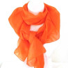 Foulard en soie orange 