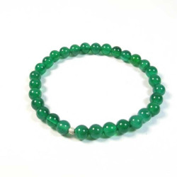 Bracelet agate verte...