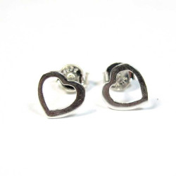 Puces d'oreilles coeur en...