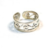 Bague de pied en argent ajouré