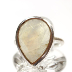 Bague argent et pierre de...