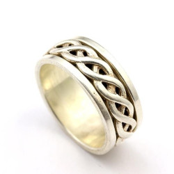 Anneau pour homme en argent...