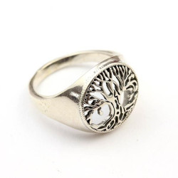 Bague arbre de vie en argent