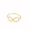 Bague infini fine en laiton - Mosaik bijoux indiens