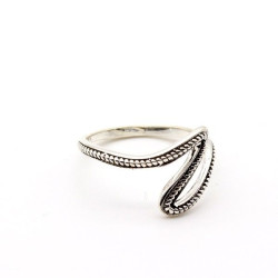 Bague argent fine originale