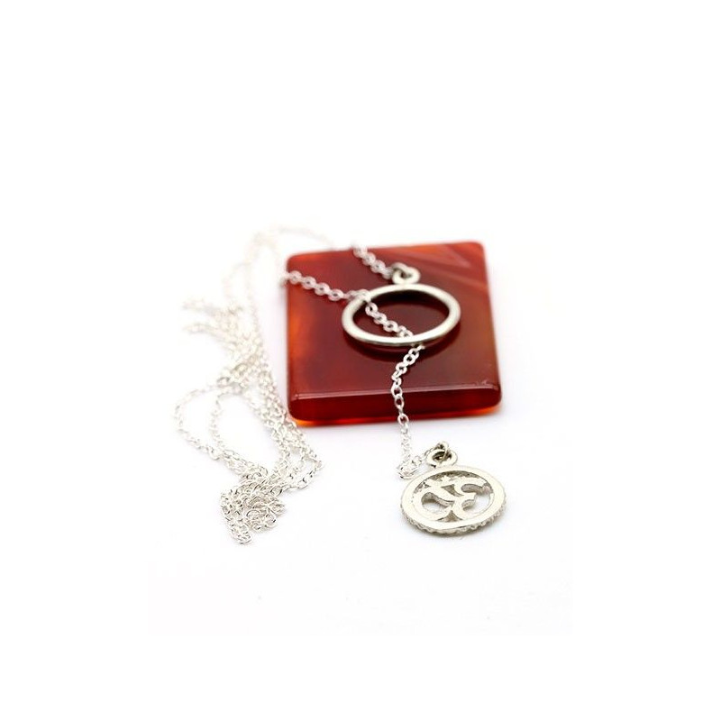 collier aum argent - Mosaik bijoux indiend