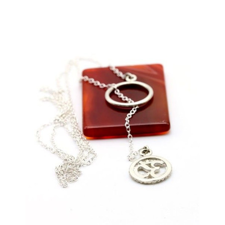 collier aum argent - Mosaik bijoux indiend