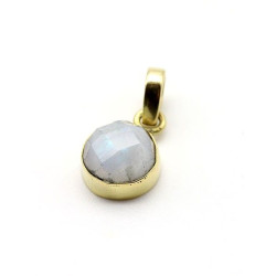 Pendentif pierre de lune et...