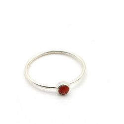 Bague argent très fine et...