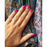 Bague argent fine infini