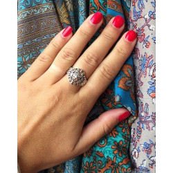 Bague ethnique en argent...