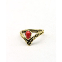 Bague laiton fine couronne...