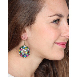 Boucles d'oreilles résine...