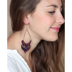 Boucles pendantes macramé...