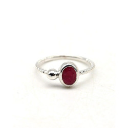 Bague argent fine indienne...