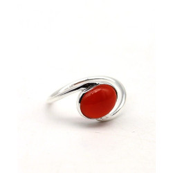 Bague en argent et...