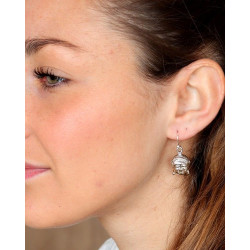 Boucles d'oreilles tête de...