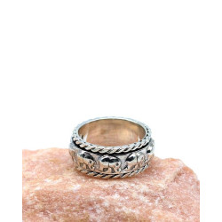 Bague anti-stress en argent...