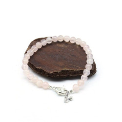 Bracelet quartz rose perle...