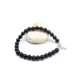 Bracelet onyx naturel -...