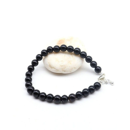 Bracelet onyx naturel - Mosaik bijoux indiens