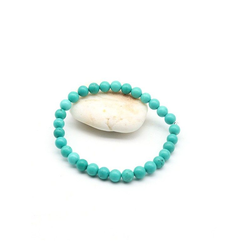 Bracelet en pierre turquoise - Mosaik bijoux indiens Bracelet en pierre turquoise - Mosaik bijoux indiens