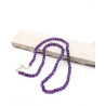 Collier améthyste perles rondes - Mosaik bijoux indiens