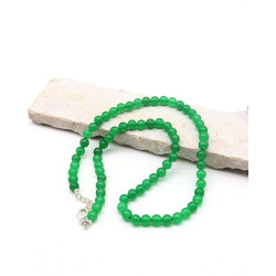 Collier agate verte...