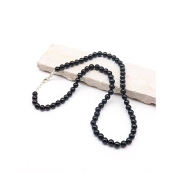 Collier onyx naturel perles...