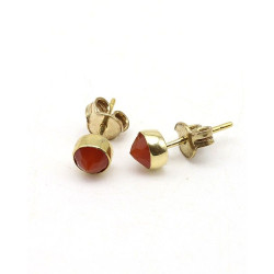 Boucles d'oreilles dorées...