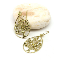 Boucles d'oreilles arbre de vie - Mosaik bijoux indiens