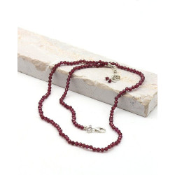 Collier grenat pierres...