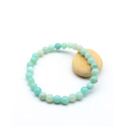 Bracelet amazonite bleue...