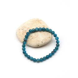 Bracelet apatite bleue -...