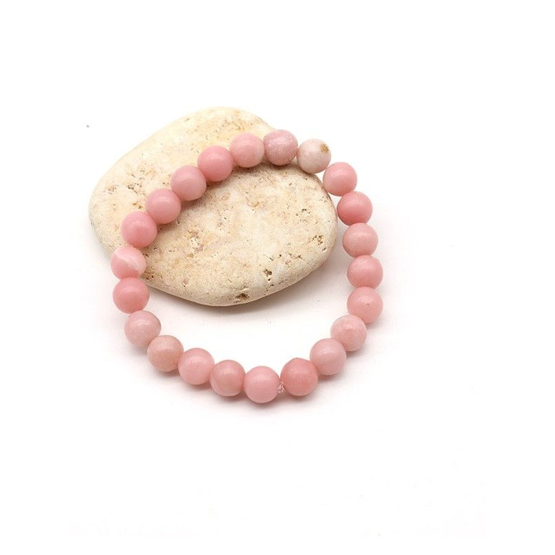 Bracelet pierres opale rose - Mosaik bijoux indiens Bracelet pierres opale rose - Mosaik bijoux indiens