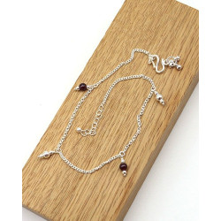 Bracelet de cheville argent...