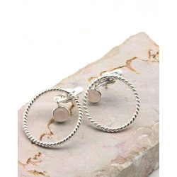 Boucles d'oreilles rondes...
