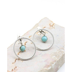 Boucles d'oreilles argent...