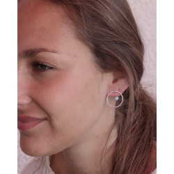 Boucles d'oreilles argent...