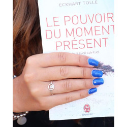 Bague argent fine ronde -...