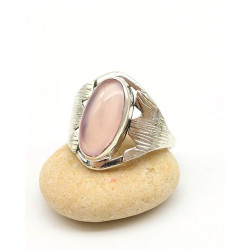 Bague argent épaisse et...