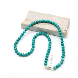 Collier pierres turquoise...