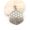 Pendentif fleur de vie argent - Mosaik bijoux indiens