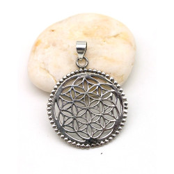 Pendentif fleur de vie -...