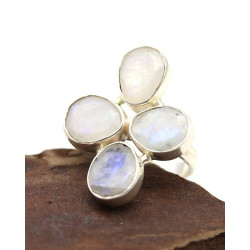 Bague pierres de lune -...