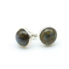 clou d'oreille labradorite - Mosaik bijoux indiens