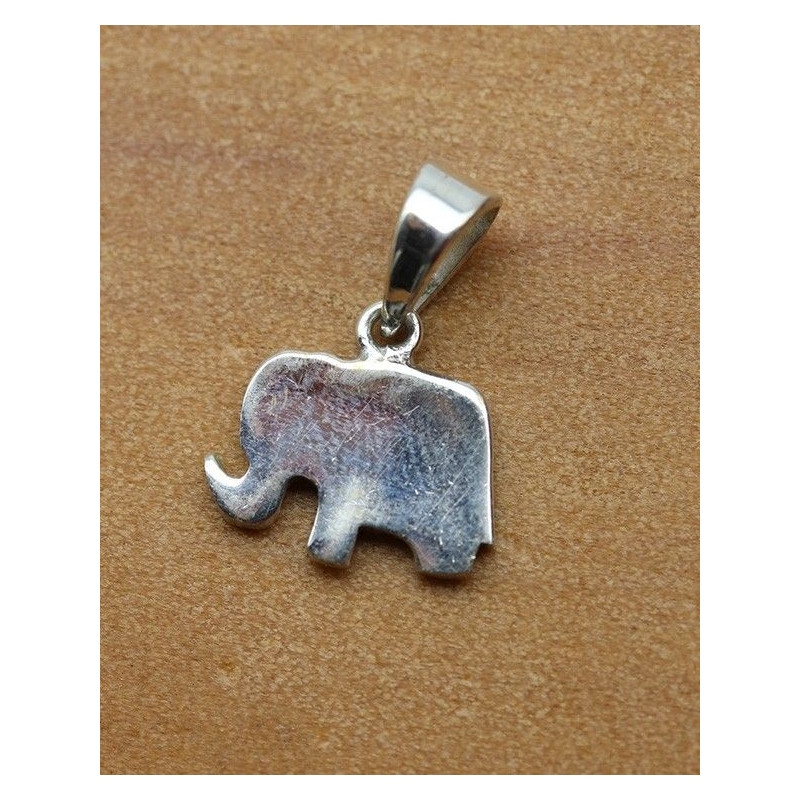pendentif éléphant en argent - Mosaik bijoux indiens pendentif éléphant en argent - Mosaik bijoux indiens