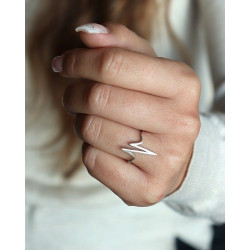 Bague argent fine - Mosaik...