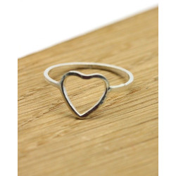 Bague argent coeur - Mosaik...