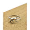 Bague argent fine lézard - Mosaik bijoux indiens